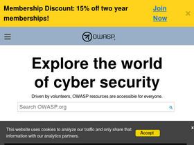 'owasp.org' screenshot