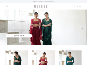 mishru.com homepage screenshot