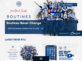 'qpr.co.uk' screenshot