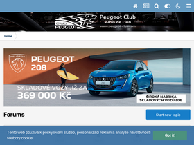 'peugeot-club.com' screenshot