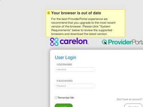 'providerportal.com' screenshot
