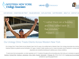 'wnyurology.com' screenshot
