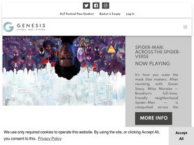 'genesiscinema.co.uk' screenshot