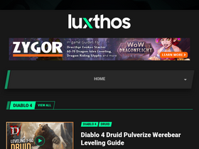 'luxthos.com' screenshot