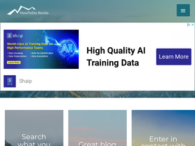 'howtodo.rocks' screenshot