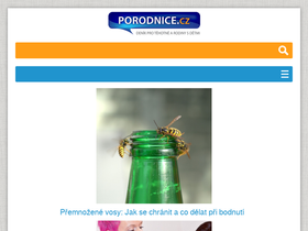 'porodnice.cz' screenshot