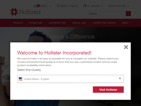 'hollister.com' screenshot
