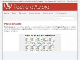 'poesiedautore.it' screenshot