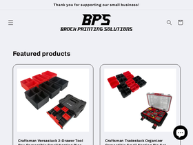 brockprintingsolutions.com homepage screenshot
