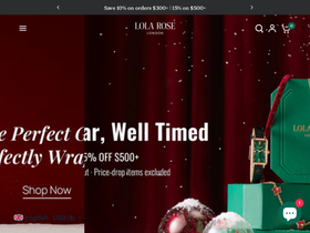 Lola Rose (lolaroseglobal) website screenshot
