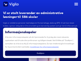 'vigilo.no' screenshot