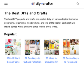 'diyncrafts.com' screenshot