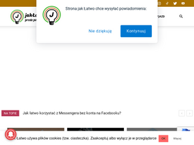 'jaklatwo.pl' screenshot