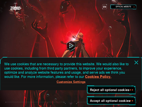 'toweroffantasy-global.com' screenshot