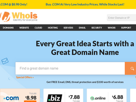 who.is Competitors - Top Sites Like who.is