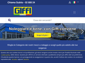 'giffinoleggi.com' screenshot
