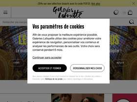 'galerieslafayette.com' screenshot