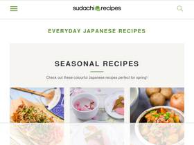 'sudachirecipes.com' screenshot