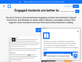 'newsela.com' screenshot