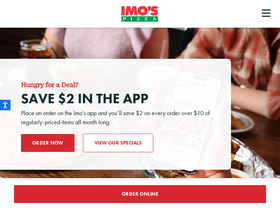 'imospizza.com' screenshot