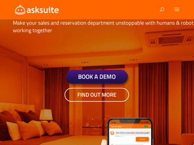 'asksuite.com' screenshot