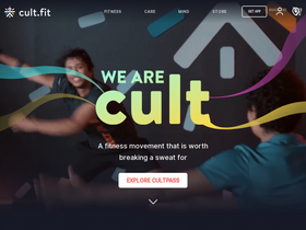 'cult.fit' screenshot