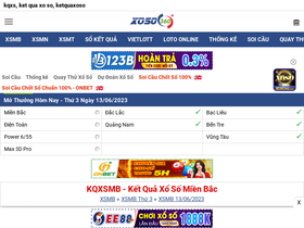 'xoso360.com' screenshot