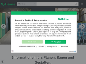 'heinze.de' screenshot