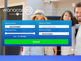 'wanacar.com.mx' screenshot