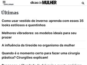 'dicasdemulher.com.br' screenshot