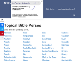 'stillfaith.com' screenshot
