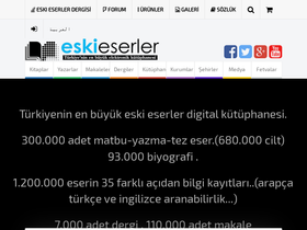 'eskieserler.net' screenshot