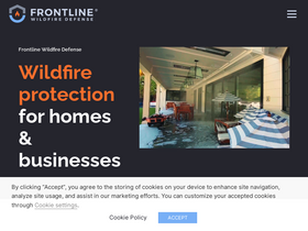 'frontlinewildfire.com' screenshot