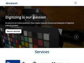 'arcanum.com' screenshot