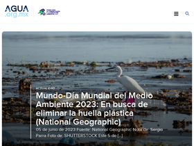 'agua.org.mx' screenshot