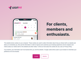 'legitfit.com' screenshot