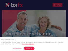 'torfx.com.au' screenshot