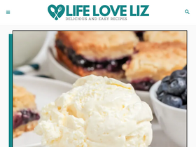 'lifeloveliz.com' screenshot