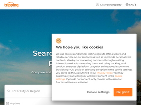'tripping.com' screenshot