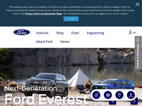 'ford.com.ph' screenshot