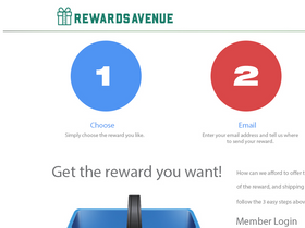 'rewardsavenue.net' screenshot