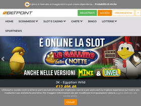 'betpoint.it' screenshot