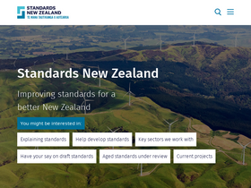 'standards.govt.nz' screenshot