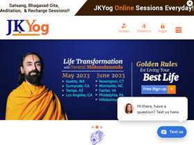 'jkyog.org' screenshot