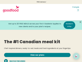 'makegoodfood.ca' screenshot
