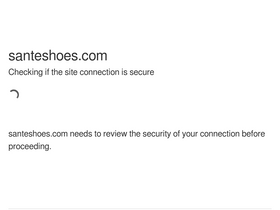'santeshoes.com' screenshot