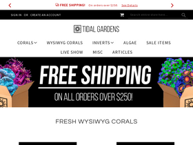 'tidalgardens.com' screenshot
