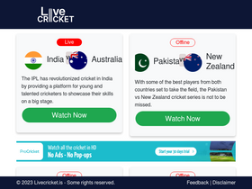 livecricket.is Traffic Analytics Ranking Stats Tech Stack