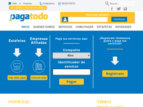 'pagatodo.com.do' screenshot