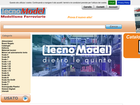 'tecnomodel-treni.it' screenshot